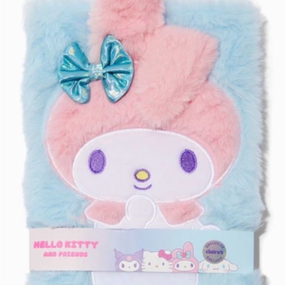 NWT HELLO KITTY MY MELODY OR CINNAMOROLL NOTEBOOKS! ILLUSTRATION ON EACH CORNER - Picture 4 of 8